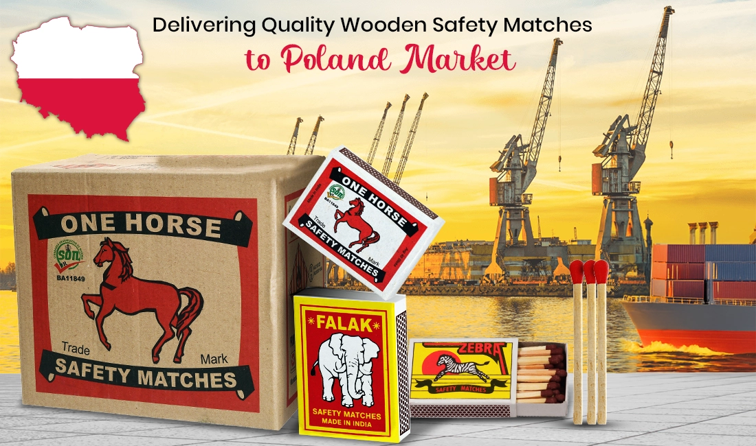 Reliable Indian-made matchsticks, EU-compliant, bulk supply, prompt delivery.