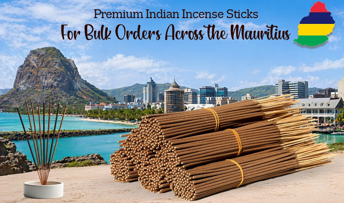 Bulk incense sticks in Mauritius for private label supply, natural agarbatti for shops and temples