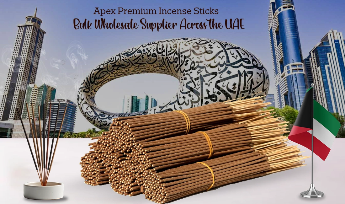 Bulk incense sticks in UAE for wholesale supply, premium agarbatti for retailers and distributors in Dubai and Abu Dhabi